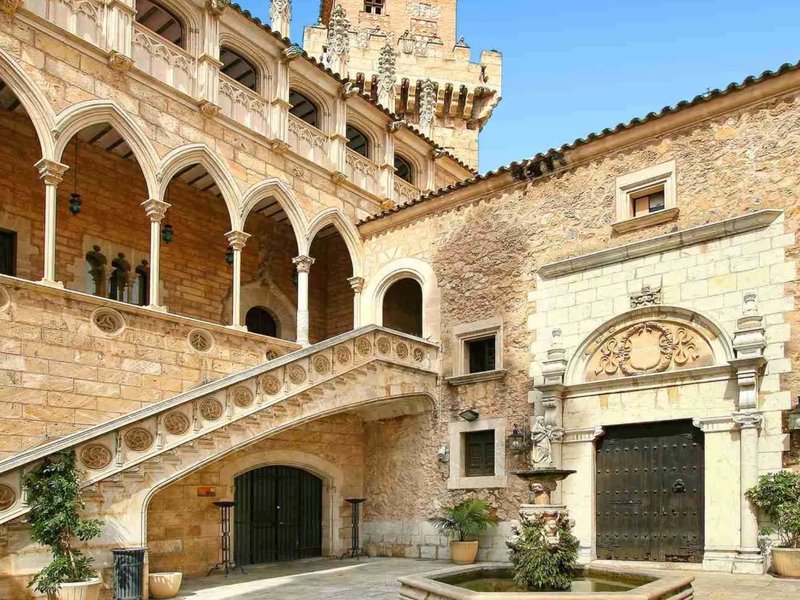 A compilation of various Spanish architectural styles