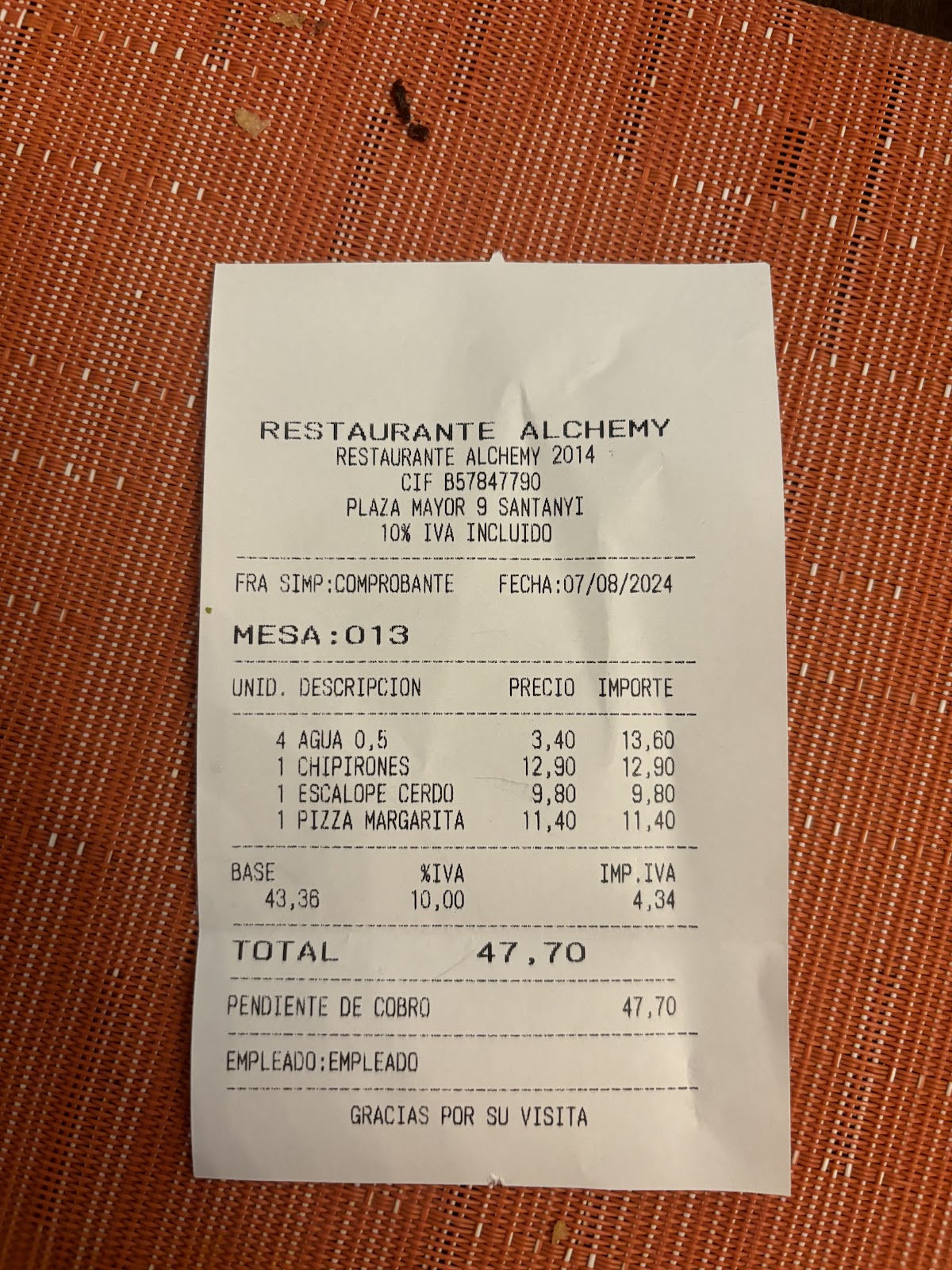 Alchemy Restaurante