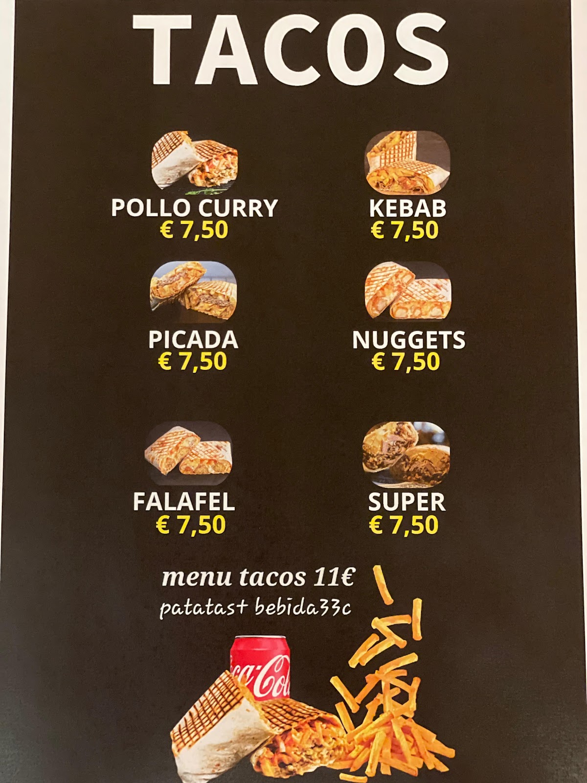 Turkish kebab pizza & curry