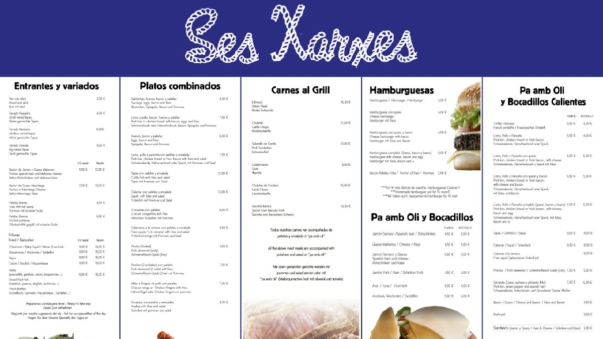 Bar cafeteria SES XARXES s'Illot