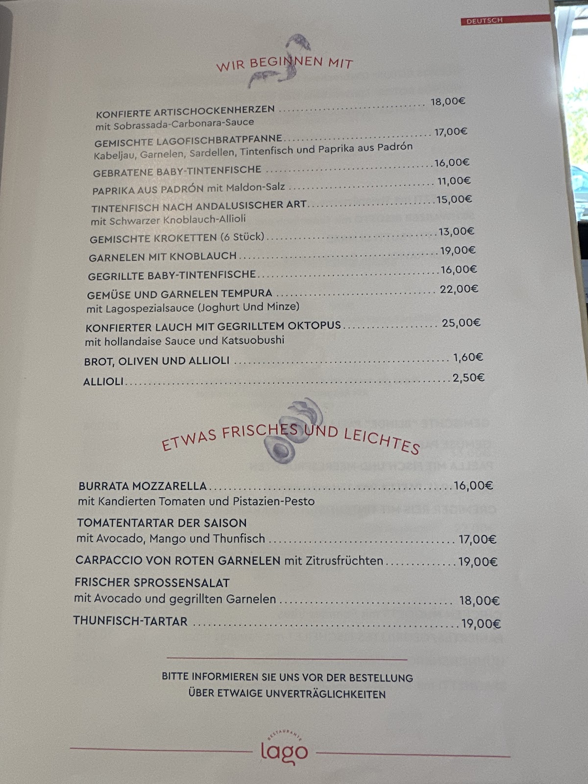Restaurante Lago