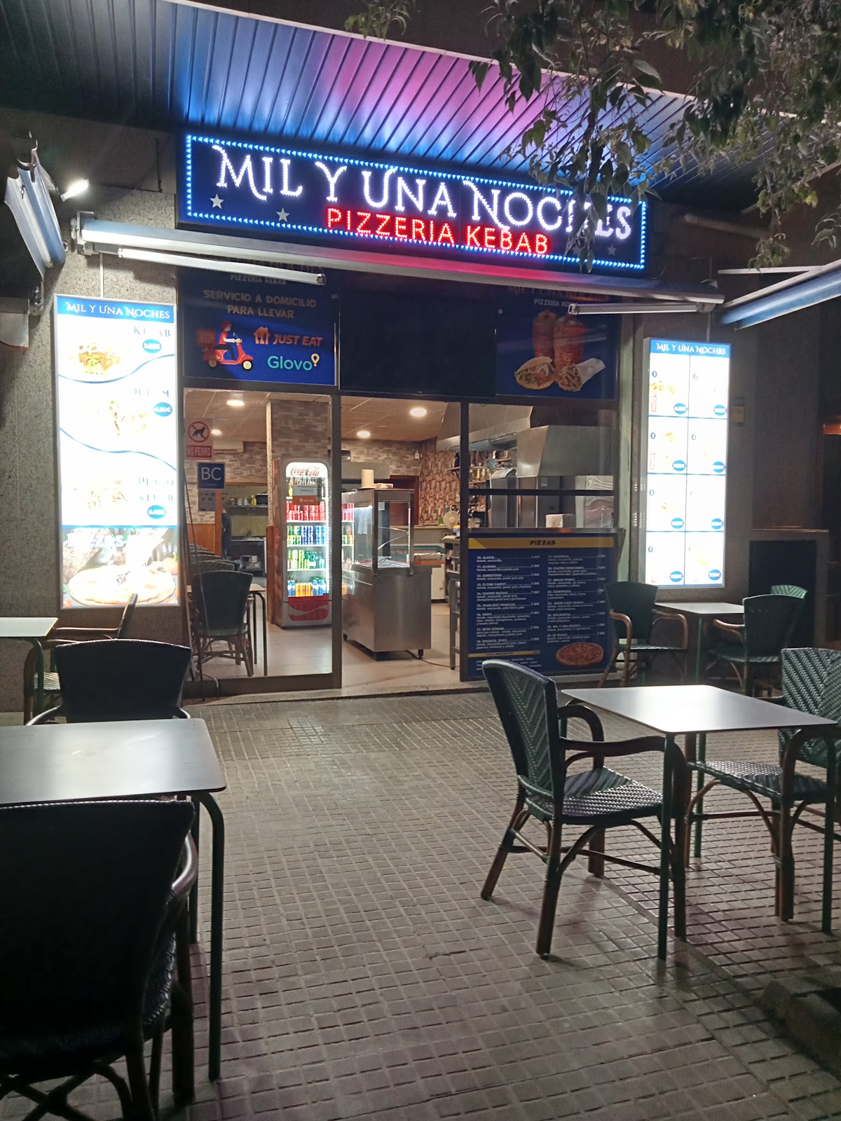 mil y una noches pizzeria & kebab